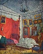 Eugene Delacroix Schlafgemach des Grafen de Mornay oil painting on canvas